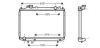 ASHUKI M559-45 Radiator, engine cooling